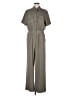 And Now This 100% Polyester Solid Gray Jumpsuit Size M - photo 1