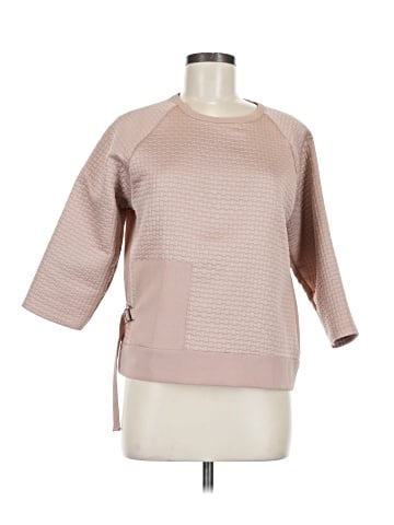 Zara W&B Collection 3/4 Sleeve Top (view 1)