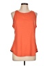 lucy 100% Polyester Orange Sleeveless T-Shirt Size L (estimated) - photo 1