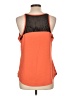lucy 100% Polyester Orange Sleeveless T-Shirt Size L (estimated) - photo 2
