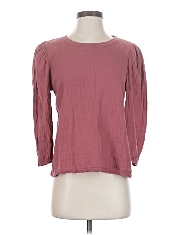 Velvet 3/4 Sleeve Top (view 1)