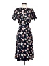 Shein 100% Polyester Floral Blue Casual Dress Size 4 - photo 2