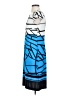 R&K Graphic Blue Cocktail Dress Size S - photo 5
