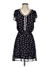 Maison Jules 100% Polyester Floral Black Casual Dress Size S - photo 1
