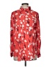 Misslook Floral Red Long Sleeve Blouse Size M - photo 1