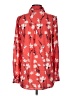 Misslook Floral Red Long Sleeve Blouse Size M - photo 2