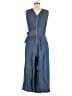 Ted Baker London 100% Lyocell Solid Blue Jumpsuit Size 6 (2) - photo 2