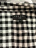 Tinsel 100% Viscose Checkered-gingham Black Long Sleeve Blouse Size S - photo 7