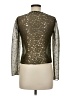 Zara Metallic Silver Long Sleeve Top Size M - photo 2