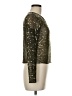 Zara Metallic Silver Long Sleeve Top Size M - photo 4