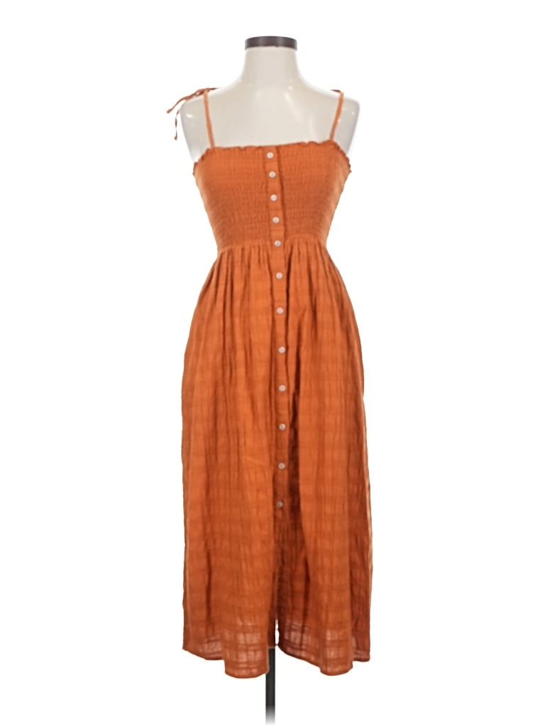 Pre-owned Aerie Casual Dress In Orange