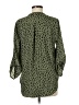 Lush 100% Polyester Green 3/4 Sleeve Blouse Size M - photo 2