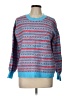 Ann Taylor LOFT Stripes Blue Pullover Sweater Size L - photo 1