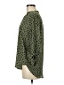 Lush 100% Polyester Green 3/4 Sleeve Blouse Size M - photo 5