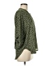 Lush 100% Polyester Green 3/4 Sleeve Blouse Size M - photo 4