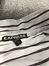 Express Stripes Ivory Long Sleeve Button-Down Shirt Size S - photo 7