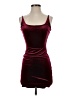 Windsor Solid Burgundy Cocktail Dress Size XS - photo 1