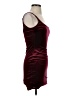 Windsor Solid Burgundy Cocktail Dress Size XS - photo 4