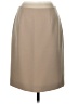 Casual Corner Solid Tan Formal Skirt Size 4 - photo 2