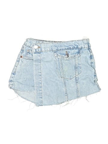 Zara Denim Skirt (view 1)