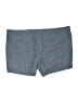 Merona 100% Cotton Chevron-herringbone Blue Shorts Size 18 - photo 2