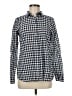 J.Crew Checkered-gingham Blue Long Sleeve Button-Down Shirt Size 6 - photo 1