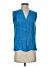 Derek Lam Blue Sleeveless Blouse Size 2 - photo 1
