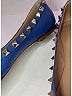 Valentino Garavani 100% Leather Blue Flats Size EU 37 - photo 5