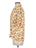 Luca Luca Floral Yellow Short Sleeve Blouse Size 6 - photo 5