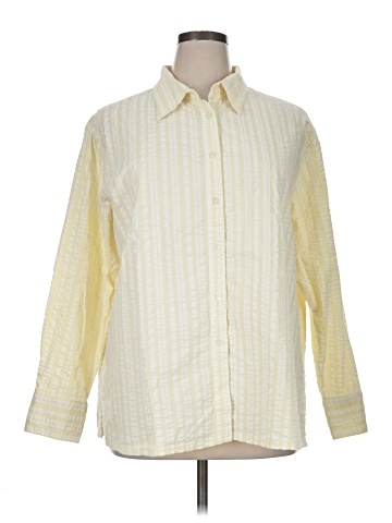 Denim & Co Long Sleeve Button-Down Shirt (view 1)