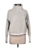Athleta 100% Polyester Silver Turtleneck Sweater Size L - photo 1