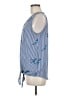 White Birch Blue Sleeveless Blouse Size M - photo 5