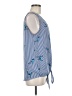White Birch Blue Sleeveless Blouse Size M - photo 4