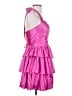 Unbranded 100% Polyester Pink Cocktail Dress Size 4 - photo 4