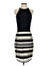 Weston 100% Nylon Stripes Black Cocktail Dress Size S - photo 1