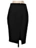 Express Solid Black Formal Skirt Size 2 - photo 2