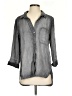 Cloth & Stone Gray 3/4 Sleeve Button-Down Shirt Size S - photo 1