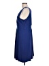 Lands' End Solid Blue Cocktail Dress Size L - photo 5