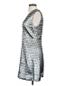 Alice + Olivia Metallic Silver Cocktail Dress Size 4 - photo 5
