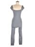 LACAUSA Solid Gray Jumpsuit Size S - photo 1