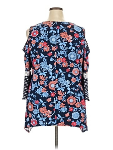 New Directions 3/4 Sleeve Blouse (view 2)