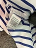 Express 100% Polyester Stripes Blue Long Sleeve Blouse Size XS - photo 8