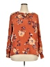 Daniel Rainn 100% Rayon Orange Long Sleeve Blouse Size XXL - photo 1