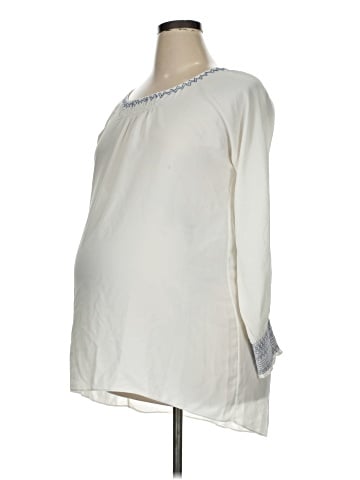 A Pea in the Pod Long Sleeve Blouse (view 1)