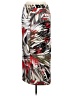 Jones Studio Print Silver Casual Skirt Size M - photo 1