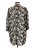 Angie 100% Rayon Paisley Black 3/4 Sleeve Blouse Size L - photo 2