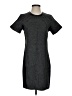 J.Crew 100% Wool Houndstooth Gray Casual Dress Size 4 - photo 1