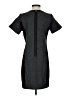 J.Crew 100% Wool Houndstooth Gray Casual Dress Size 4 - photo 2