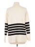 Commense Stripes Ivory Turtleneck Sweater Size L - photo 2