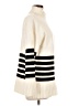 Commense Stripes Ivory Turtleneck Sweater Size L - photo 4